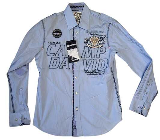 CAMP DAVID  roz.M  koszula męska ,bawełna ,z metką