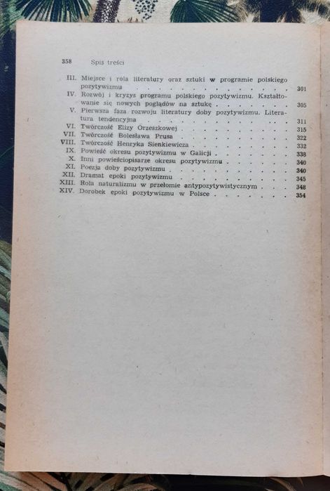 Książka "Historia literatury polskiej w zarysie, tom 1" praca zbiorowa