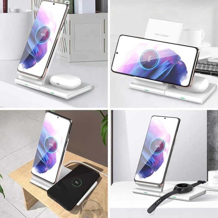 Бездротовий зарядний пристрій Hoidokly 2 в 1