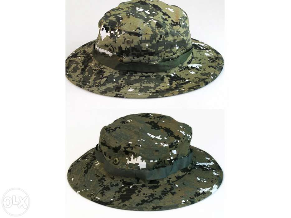 Chapéu boina militar camuflado camuflagem caçador paintball *novo