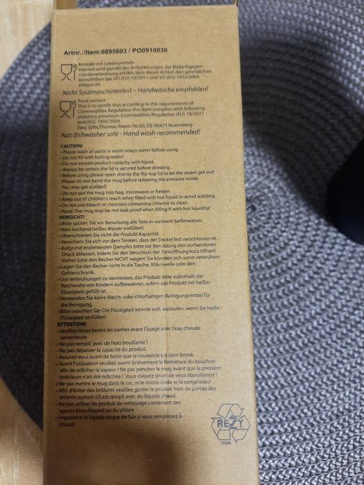 Kubek termiczny poj 380 ml