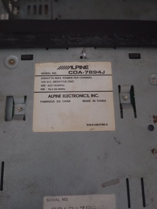 Alpine CDA-7894J Процессорная магнитола