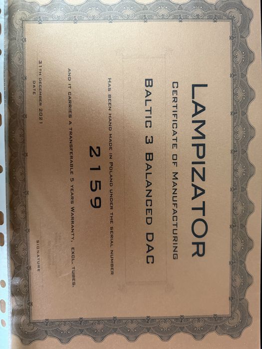 Lampizator Baltic 3 DAC