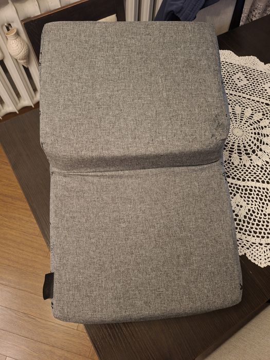 Schody dla psa 30 cm 2 pochylne stopnie szare do 15 kg