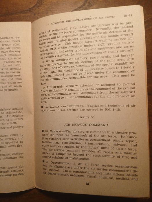 War Department - Command and Employment of Air Power (1943)