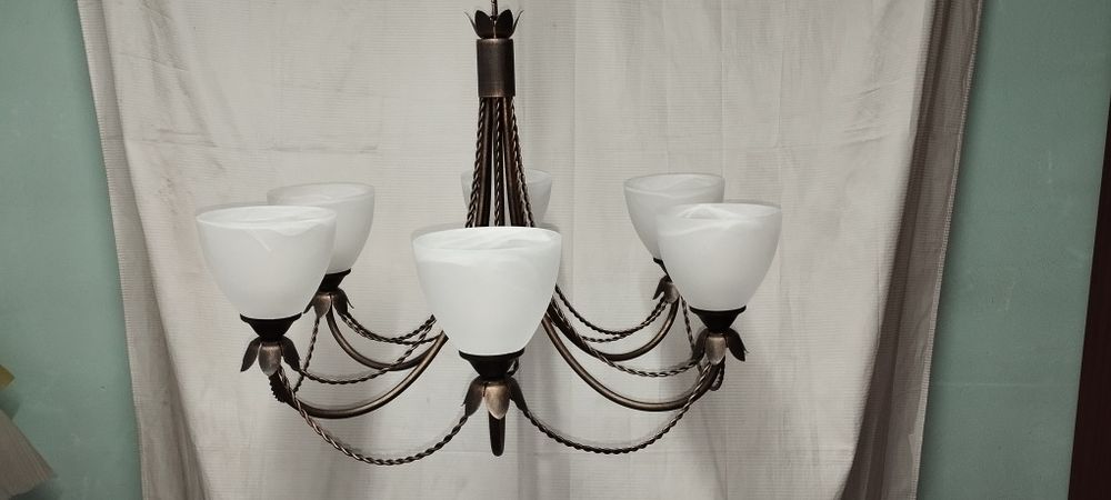 Люстра на 6 рожков. №186