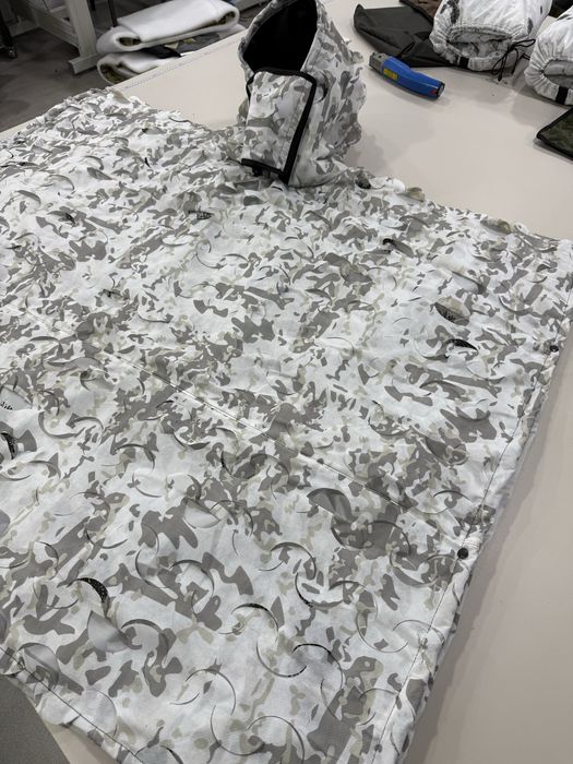 Пончо анти тепловізор зимовий мультикам накидка.