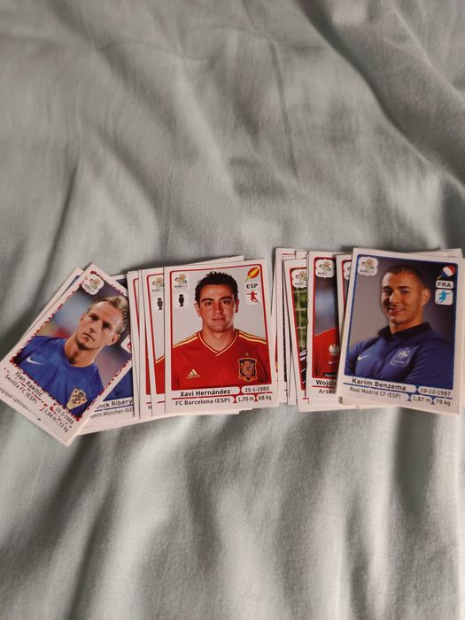 38 cromos Euro 2012