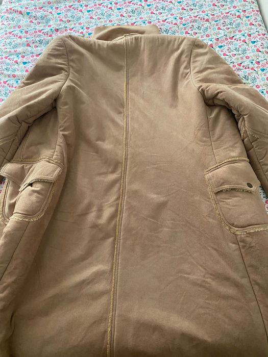 Casaco de pelo no interior