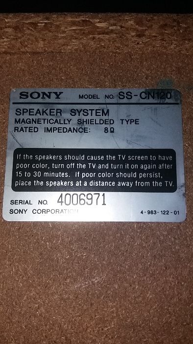Coluna sony em bom estado