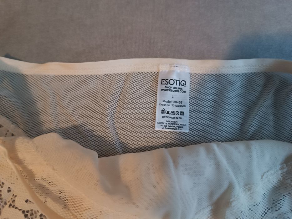 Komplet Biustonosz plus majtki esotiq r.70F , L