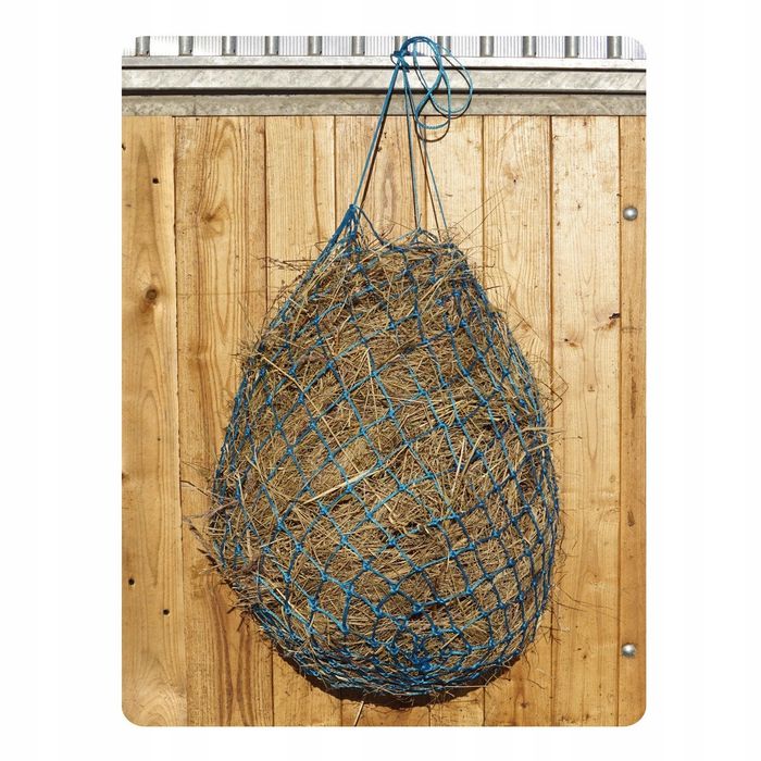 Siatka na siano 5,5cm x 5,5cm - błękitna