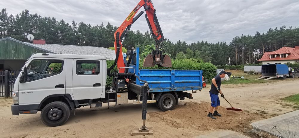 Wywrotka,dźwig ,7,5DMC, HDS-2-0.8t,żwir,czarnoziem,kamień,drewno,trawa