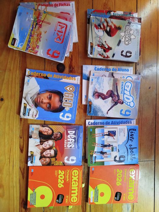 Vendo manuais escolares 9 ano