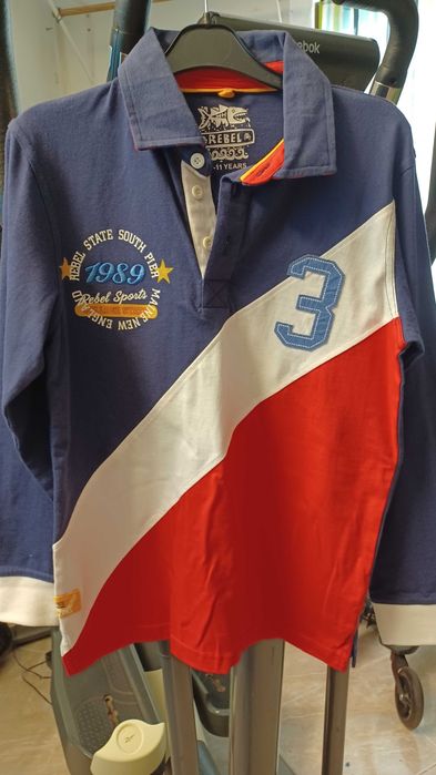 Polo Rapaz Manga Comprida