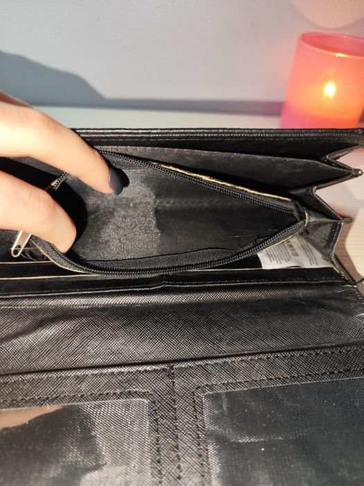 Portfel damski czarny