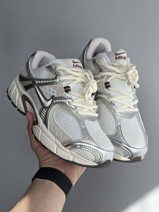 Кросівки Кроссовки Nike V5 RNR White Silver Brown Белый Коричневый Білий Коричневий Кросовки демісезон