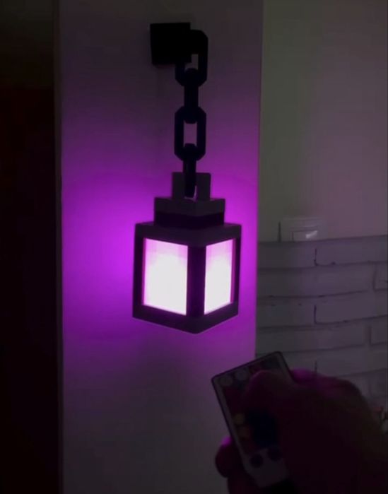 Lanterna Minecraft - Portátil e personalizável
