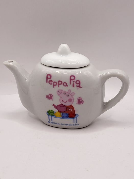 Porcelanowy, mini zestaw do herbaty, 9 elementów Peppa Pig