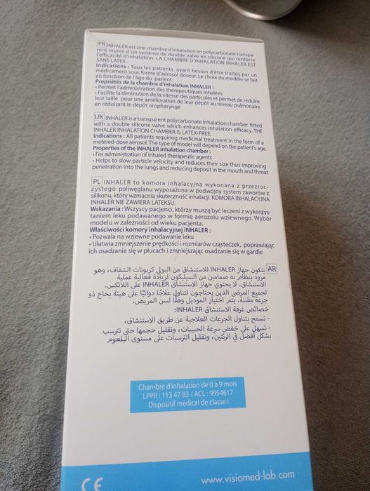Inhaler vm/in09 320 ml od 0 do 9 miesięcy
