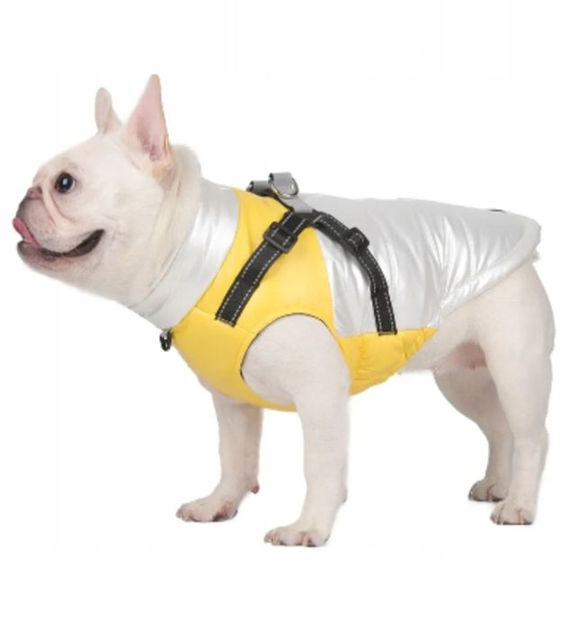 UBRANKO DLA PSA wodoodporna kurtka z SZELKAMI STAR zimowa PERŁA XL