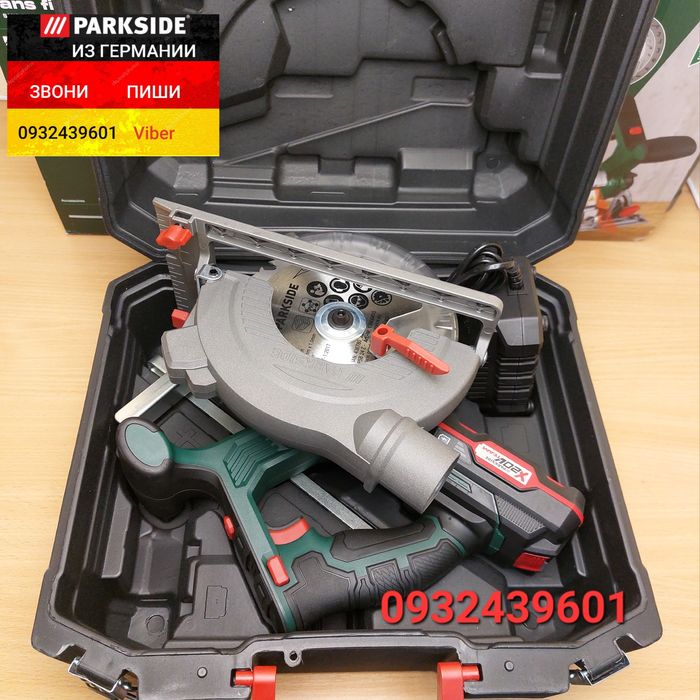 Аккум дисковая циркулярная пила из ГЕРМАНИИ Parkside PHKSA 20 паркетка