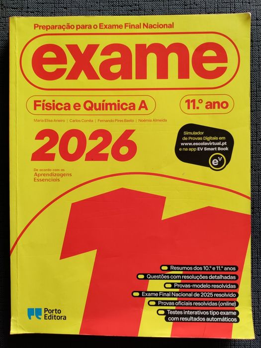 Preparação para o Exame Final Nacional 2026 - Física e Química A - 11.º ano