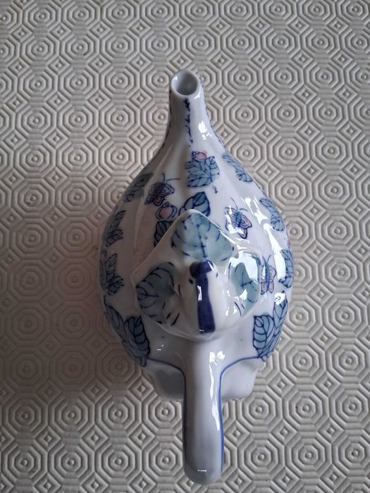 Bule para acamados (ou bule de caldo/bule doente) porcelana oriental