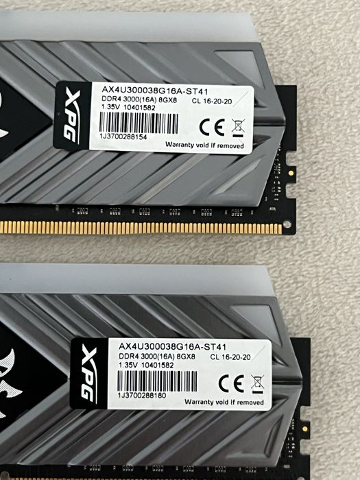 pamięć RAM XPG 16 GB (2x8 GB) DDR4 3000 MHz