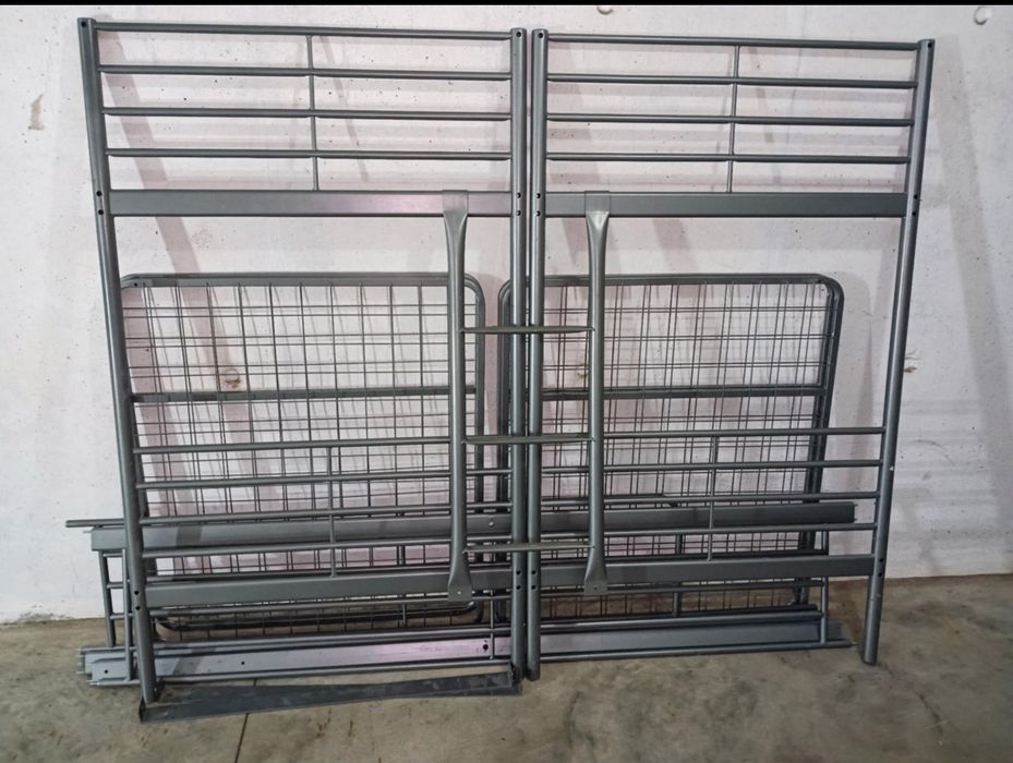 Beliche cama solteiro estrutura metálica resistente, com colchões