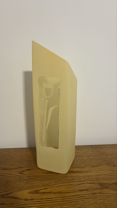 Flakon na kwiaty matowy kremowy