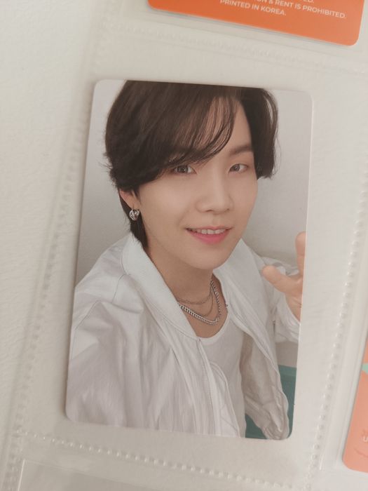 Suga Yoongi Bts Permission To Dance On Stage Live Photocard