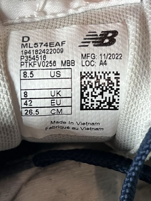 Кросівки New Balanse 574 Grey ML • Розмір 42 ( 26,5 см )