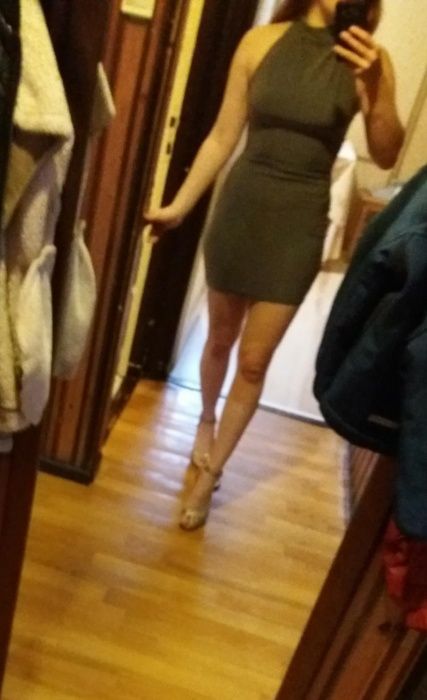 Nowa szara sukienka