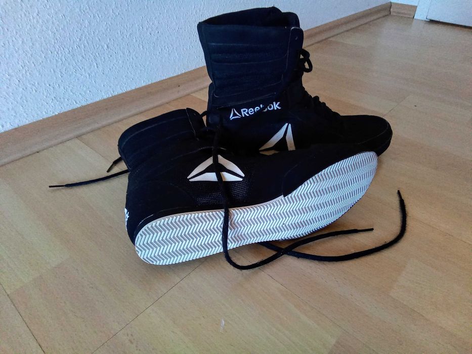 Buty Reebok - Boxing Boot-Buck CN4942 Black/White IDEALNE !