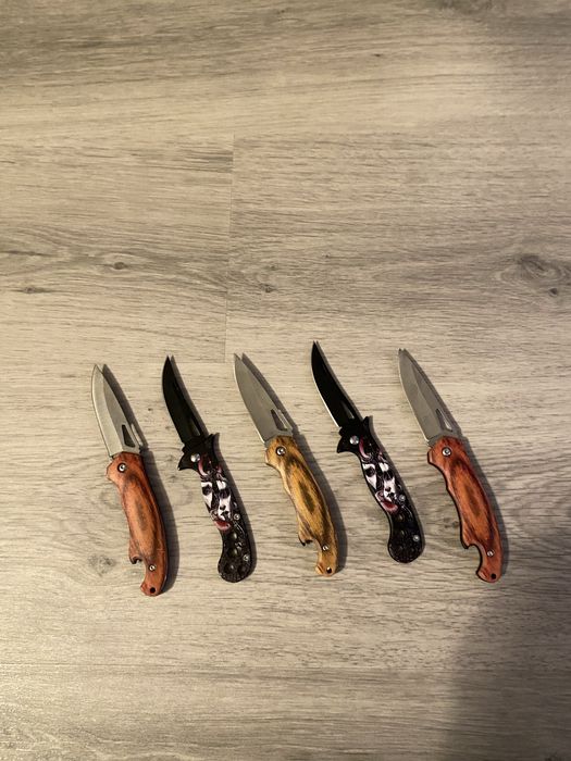 Set of 5 Folding Pocket Knives