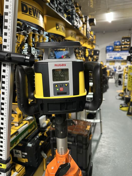 Ротаційний лазерний нівелір Leica Rugby CLX700 Hilti PR уклон двум ося