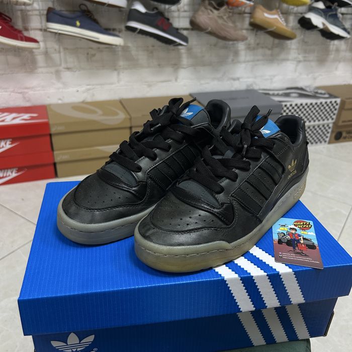 Чоловічі шкіряні кросівки Adidas Forum оригінал 43 р сірі бу класичні