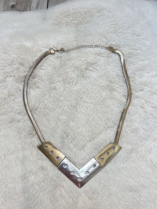 Naszyjnik geometryczny metal metalowy elegancki szykowny casual 19