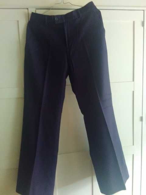 Calças inverno lilás escuro, estilo retro