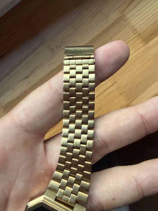 Zegarek Nixon Re-Run złoty