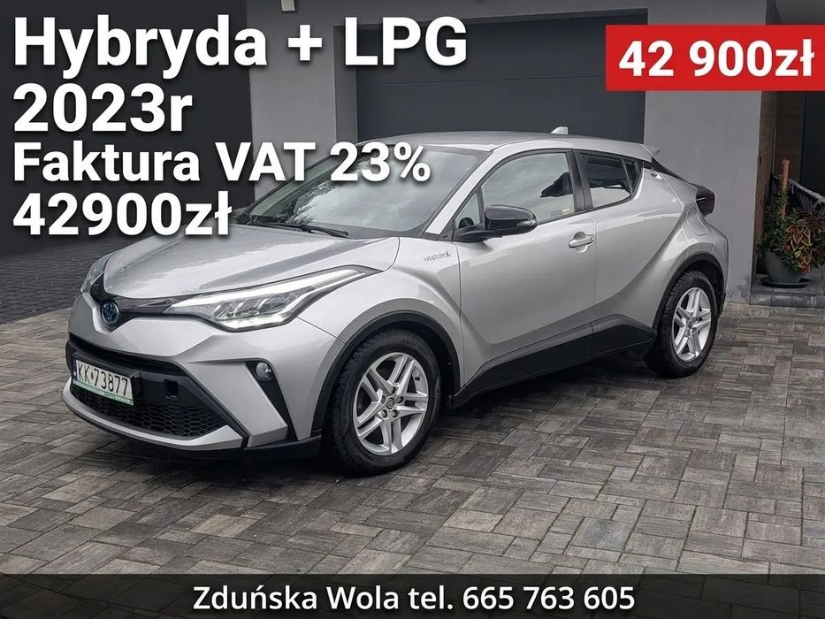 Toyota C-HR 2023 * Hybryda + LPG * Faktura VAT 23