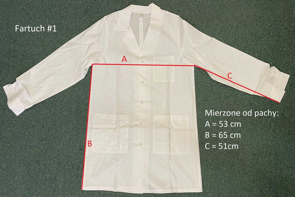 Fartuchy laboratoryjne
