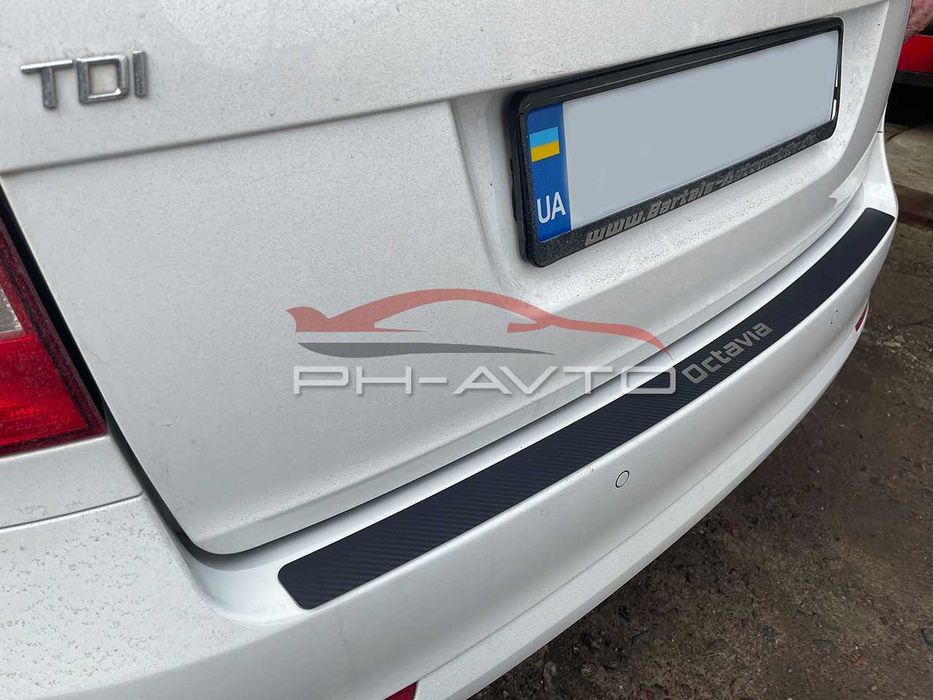 Накладка на задний бампер Skoda Octavia A5 Fl Combi / Sedan / Lift