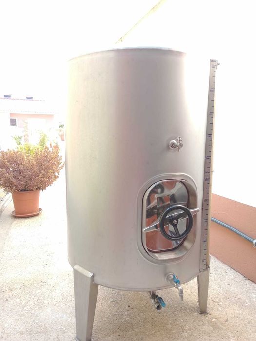 Cuba inox para vindima