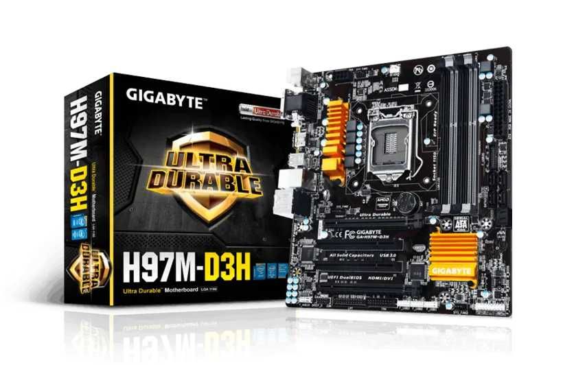 GA-H97M-D3H motherboard DDR3 Avariada 1150