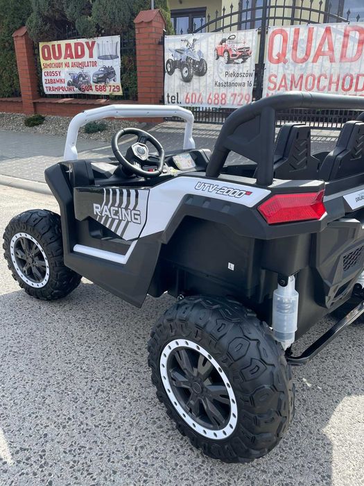 NOWY Ogromny Buggy Auto na akumulator dla 2 dzieci 4X200W 24V samochód