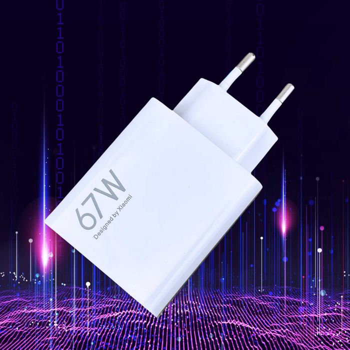 Сетевое зарядное устройство Xiaomi 67W Charger White зарядка