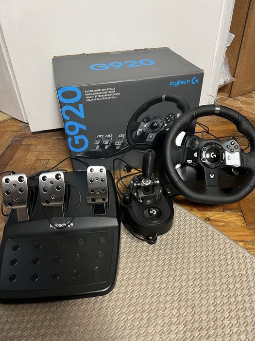 Кермо Logitech G920 з КПП (сиквентальна)