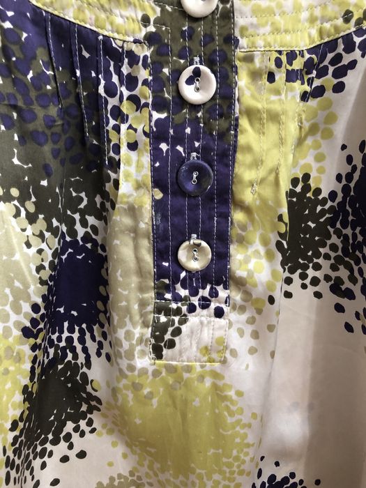 Malarska bluzka atłasowo wiosenno-letnia Betty Jackson Black r. 44